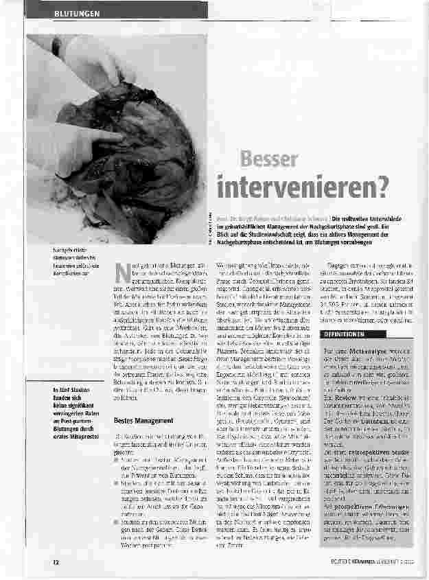 Vorschauseite 1: Besser intervenieren?