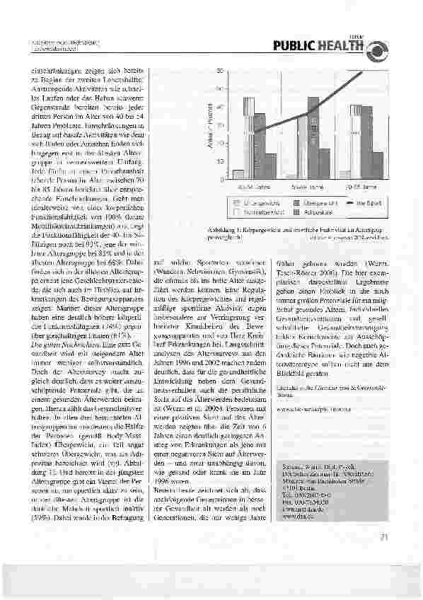 Vorschauseite 2: Gesundheit in der zweiten Lebenshälfte