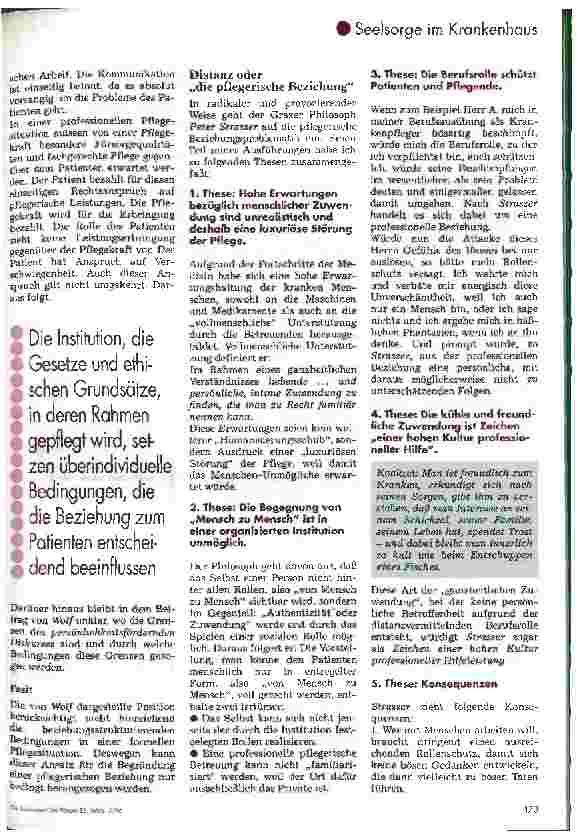 Vorschauseite 2: Nähe oder Distanz? Was ist eine pflegerische Beziehung?