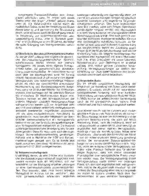Vorschauseite 3: Liberalisierung durch das Vertragsarztrechtsänderungsgesetz: Schöne neue Kooperationswelt?