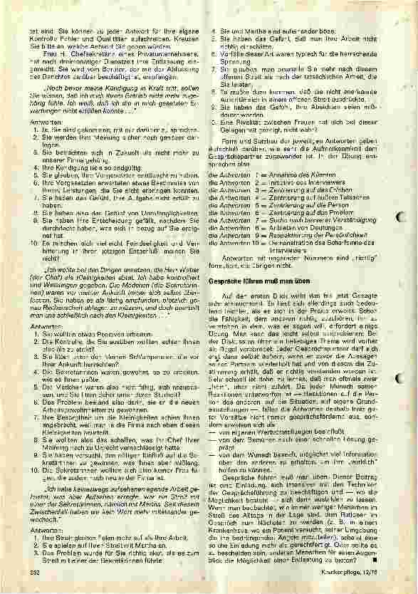 Vorschauseite 3: Gespräche führen - aber wie?