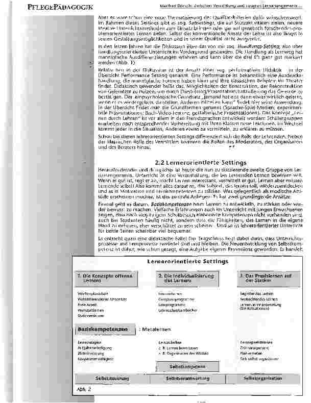 Vorschauseite 3: Zwischen Vermittlung und neueren LernarrangementsMehrdimensionale Lernsettings im Überblick