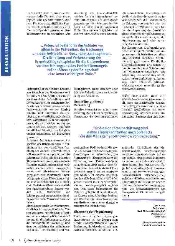 Vorschauseite 3: Konsolidierung für den Markt neue Chancen für die Anbieter