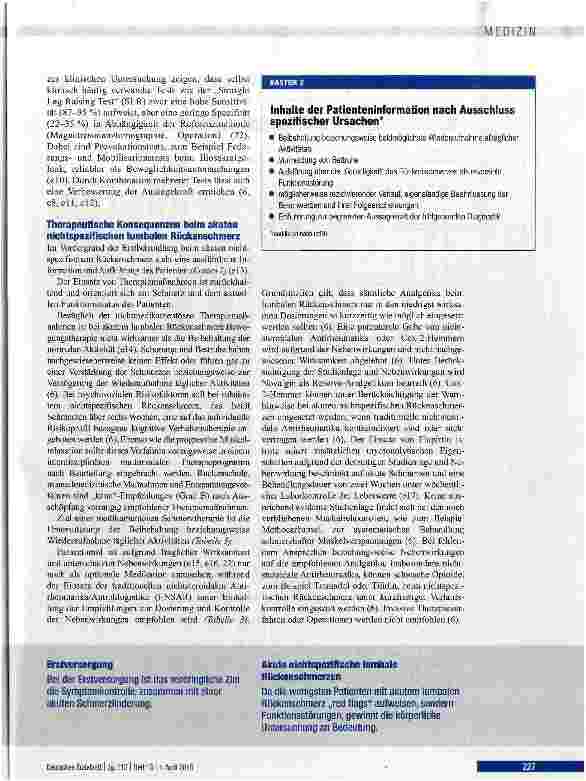 Vorschauseite 5: Akuter lumbaler Rückenschmerz