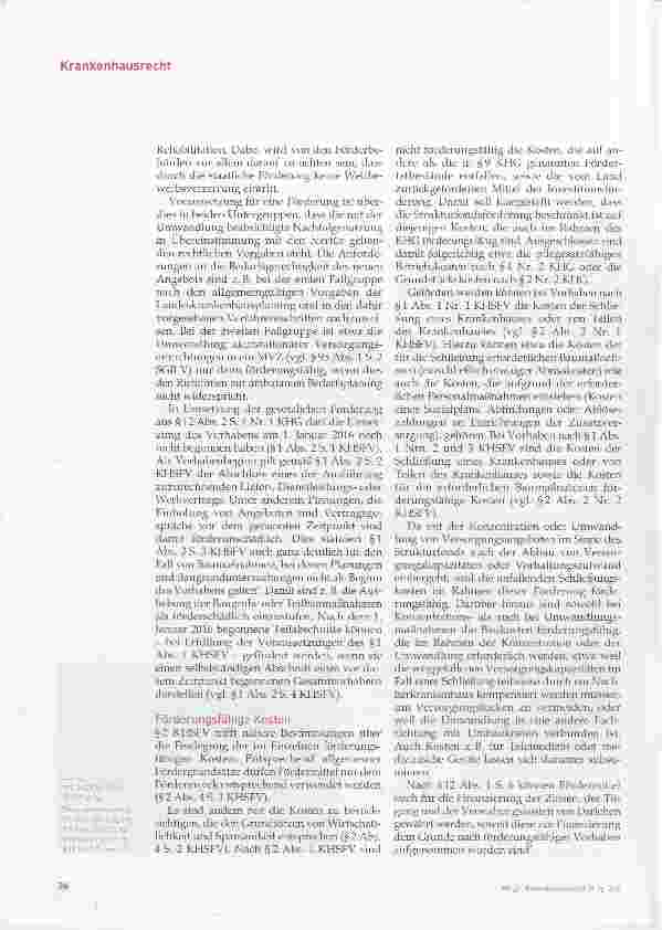 Vorschauseite 3: Der Strukturfonds nach dem KHSG