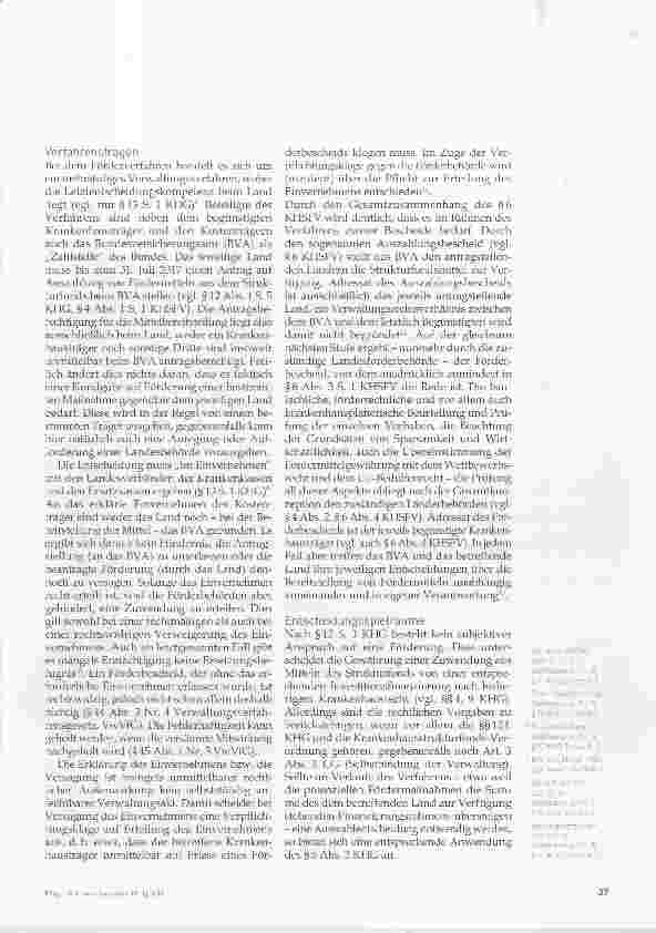 Vorschauseite 4: Der Strukturfonds nach dem KHSG