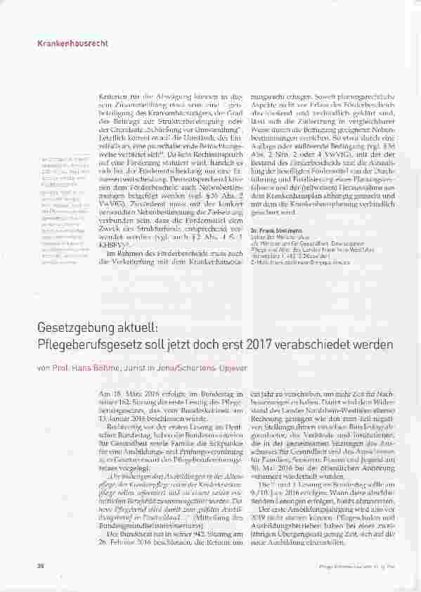 Vorschauseite 5: Der Strukturfonds nach dem KHSG