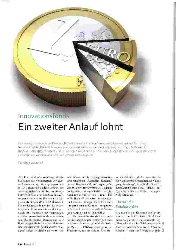 Vorschauseite 1: Ein zweiter Anlauf lohnt