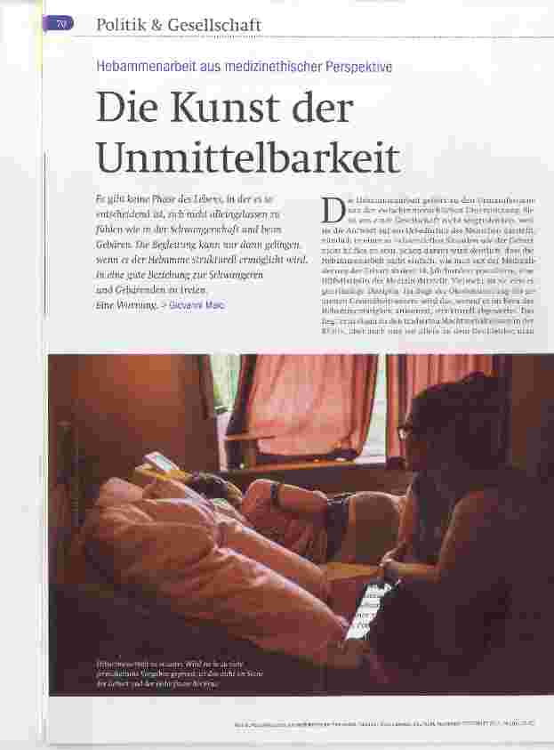 Vorschauseite 1: Die Kunst der Unmittelbarkeit
