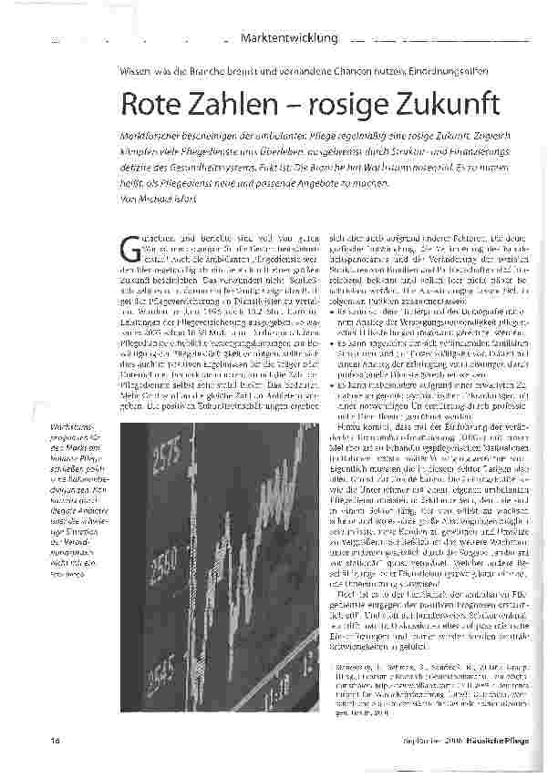 Vorschauseite 1: Rote Zahlen - rosige Zukunft