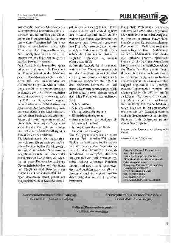 Vorschauseite 2: Katastrophenschutz an internationalen Flughäfen