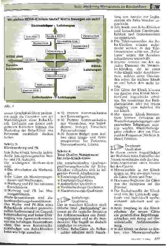 Vorschauseite 5: Marketing-Management im Krankenhaus: Krisenmanagement für Reha-Klinken