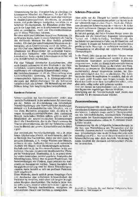 Vorschauseite 3: Schmerztherapie in der Praxis