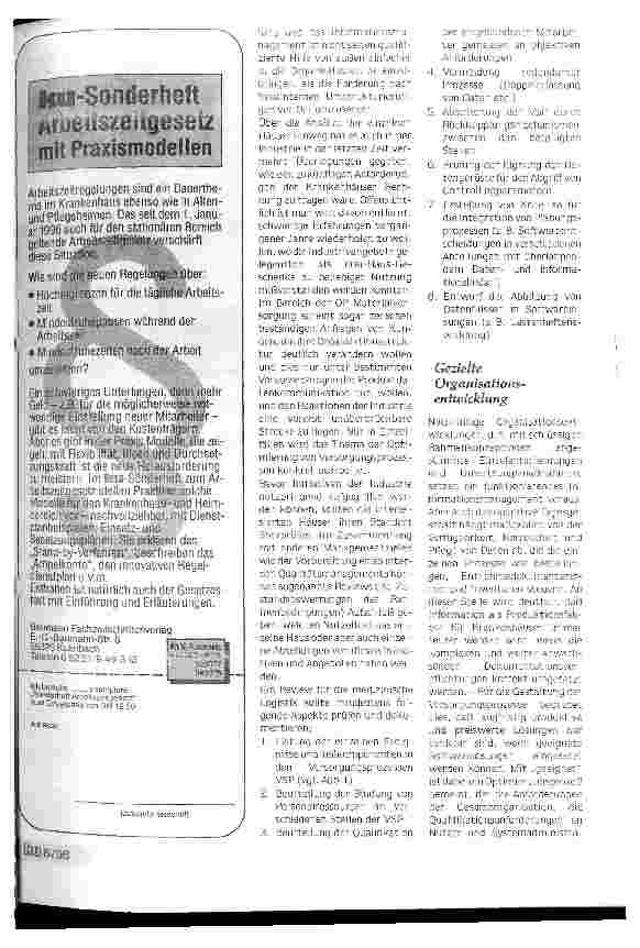Vorschauseite 4: Neue Wege für die medizinische Logistik im Krankenhausmanagement