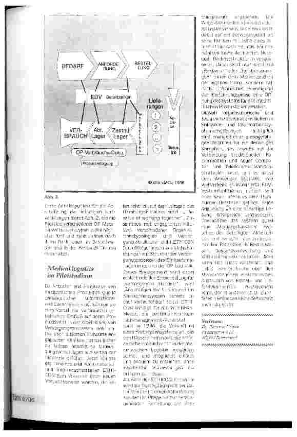 Vorschauseite 6: Neue Wege für die medizinische Logistik im Krankenhausmanagement