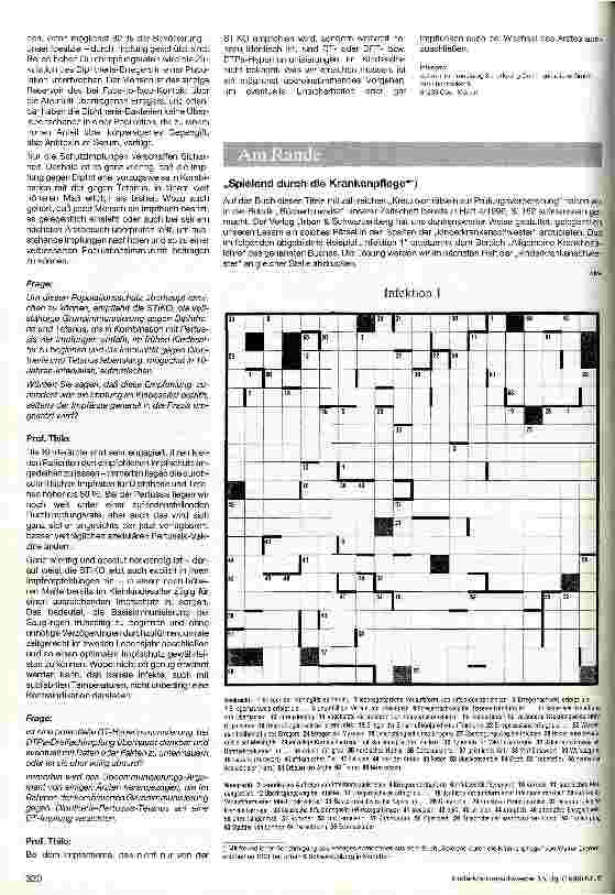Vorschauseite 2: Diphtheriegefahr aus heutiger Sicht Interview mit Frau Prof. Thilo, Robert-Koch-Institut, Berlin