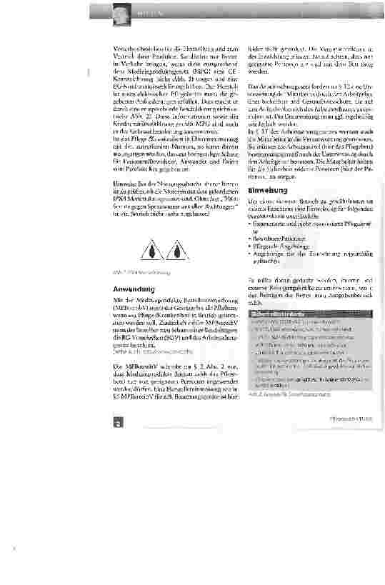 Vorschauseite 2: Das Pflegebett im Blick