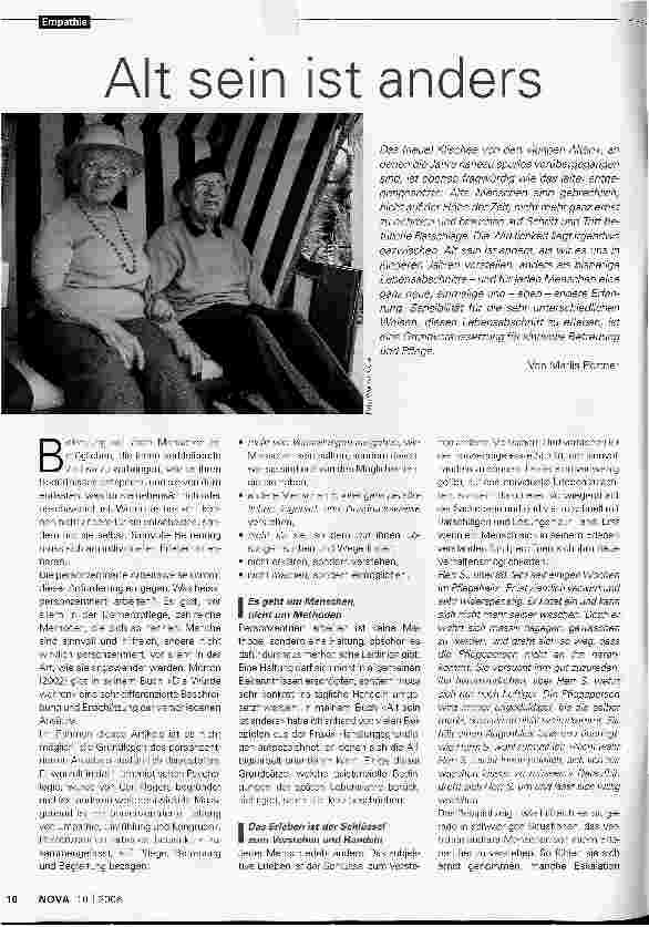 Vorschauseite 1: Alt sein ist anders