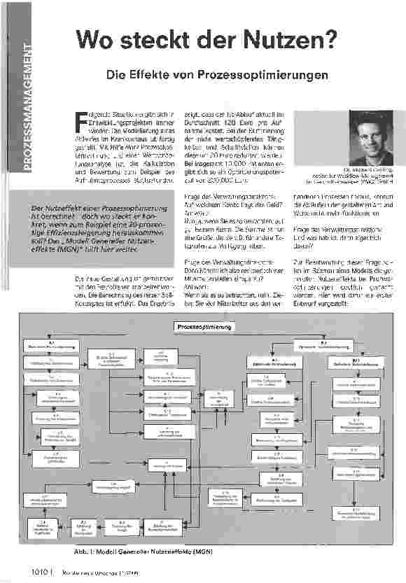 Vorschauseite 1: Wo steckt der Nutzen? - Die Effekte von Prozessoptimierungen