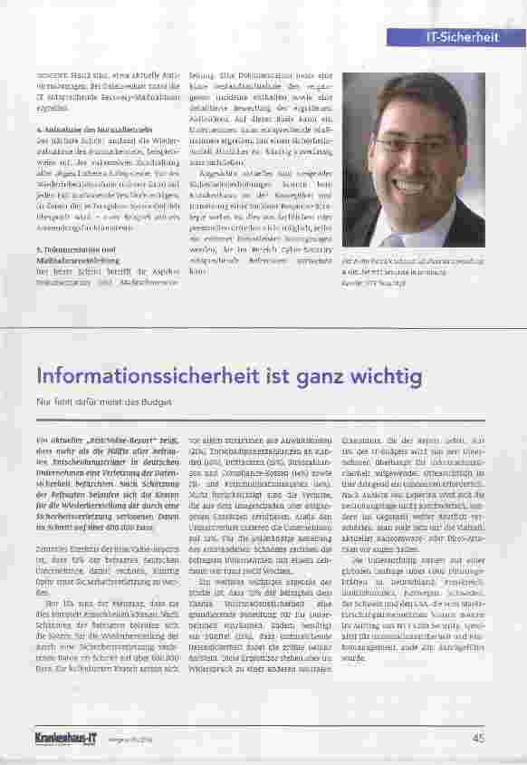 Vorschauseite 2: Cyberattacken erfordern schnelle und effektive Reaktion
