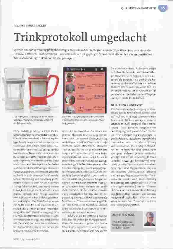 Vorschauseite 1: Trinkprotokoll umgedacht