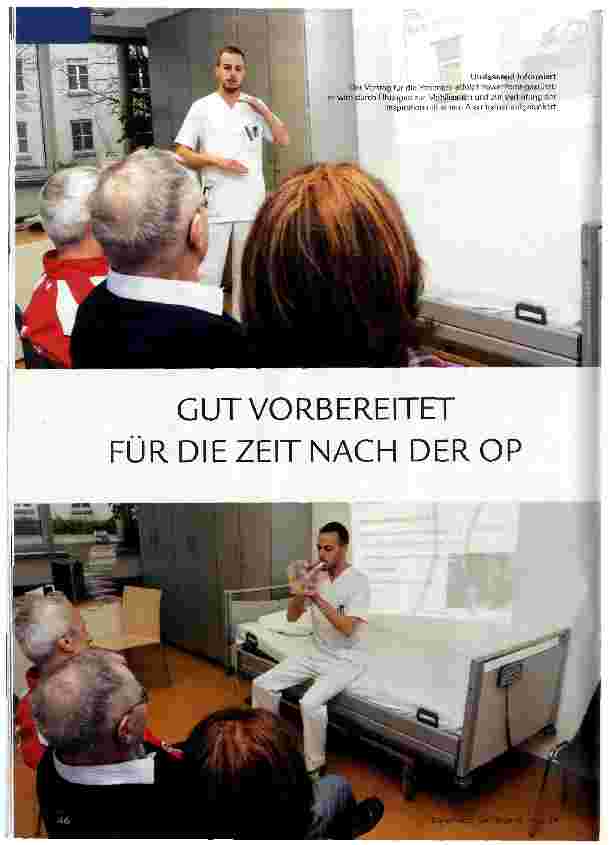 Vorschauseite 1: GUT VORBEREITET FÜR DIE ZEIT NACH DER OP