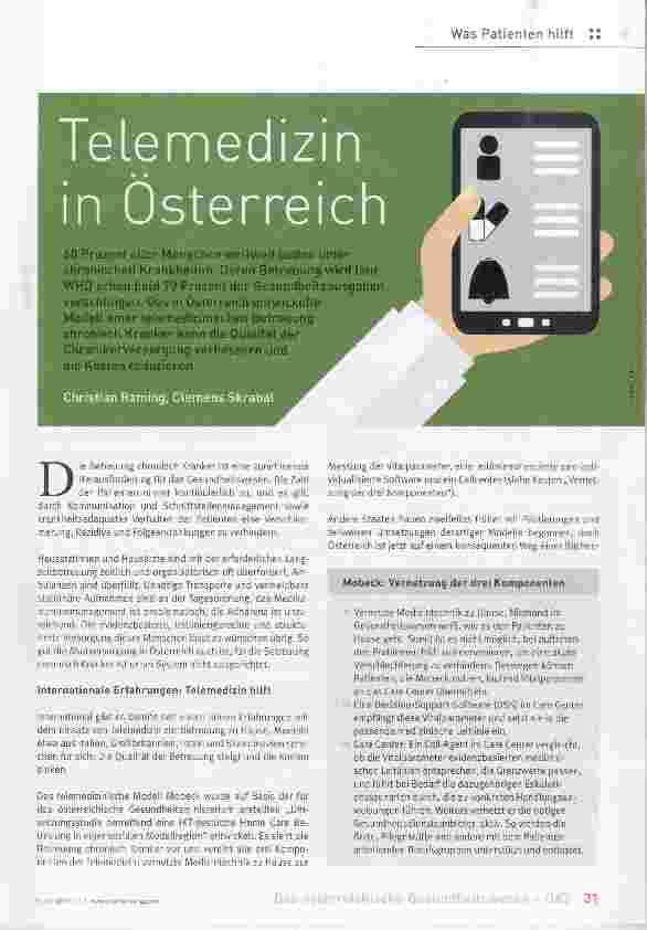 Vorschauseite 1: Telemedizin in Österreich