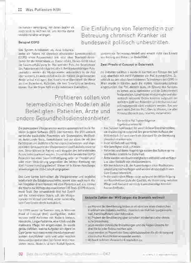 Vorschauseite 2: Telemedizin in Österreich