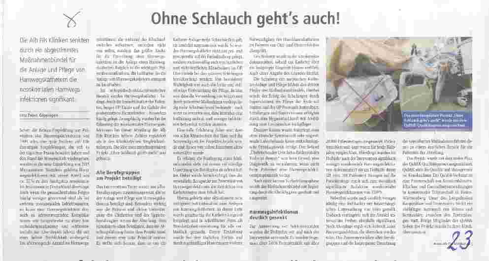 Vorschauseite 1: Ohne Schlauch geht es auch!