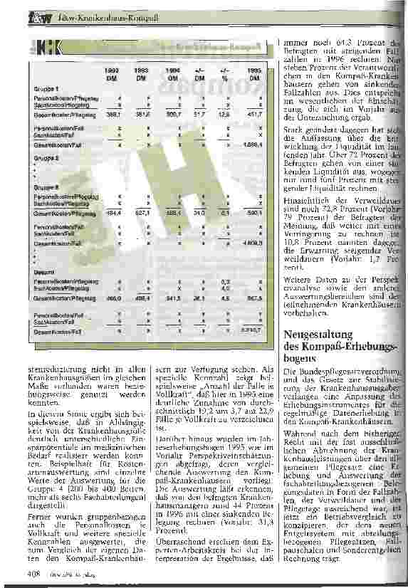 Vorschauseite 2: f & w - Krankenhaus-Kompaß