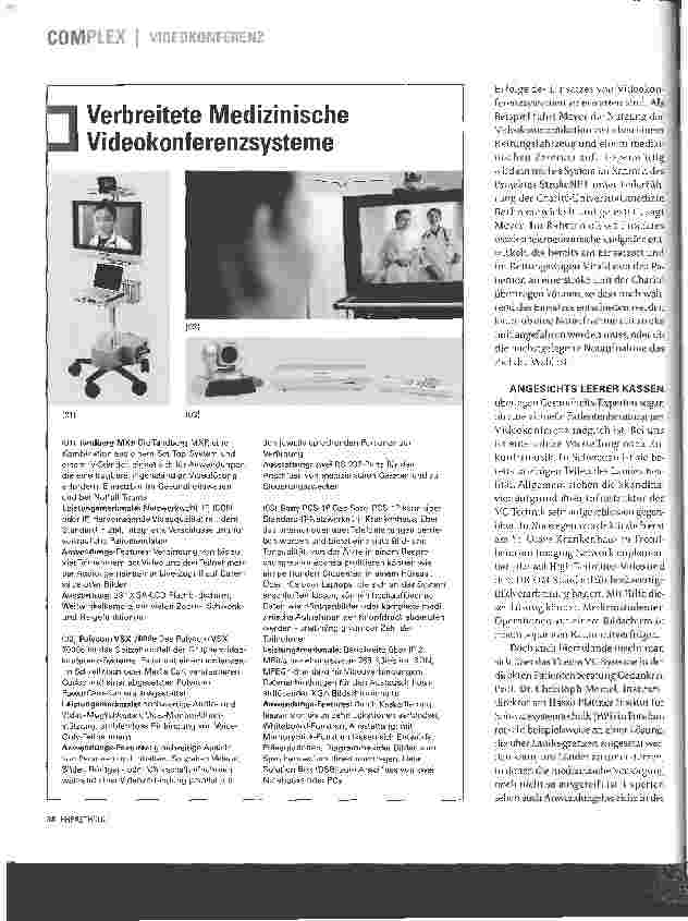 Vorschauseite 3: VIDEOKONFERENZ - VON ANGESICHT ZU ANGESICHT