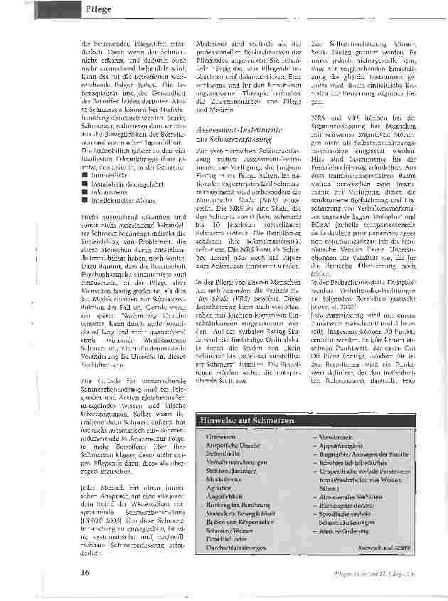 Vorschauseite 2: Schmerzbehandlung bei Menschen mit Demenz