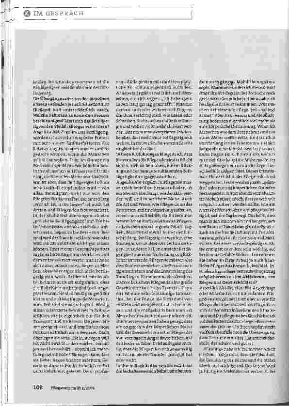 Vorschauseite 2: Der Prozess des Bettlägerigwerdens:Kein unausweichliches Schicksal