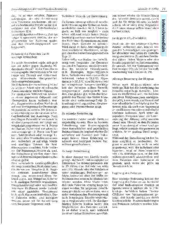 Vorschauseite 3: Entwöhnung von der maschinellen Beatmung