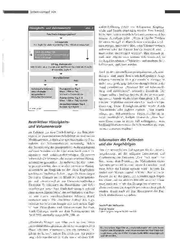 Vorschauseite 3: Fast-Track-ChirurgieSchnelle Erholung für Operierte