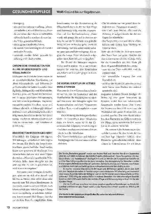 Vorschauseite 3: Gesund bis zur Regelpension