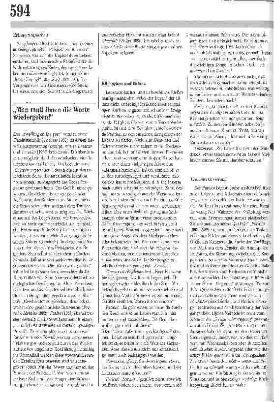 Vorschauseite 2: Die Bedeutung der Lebensbilanz