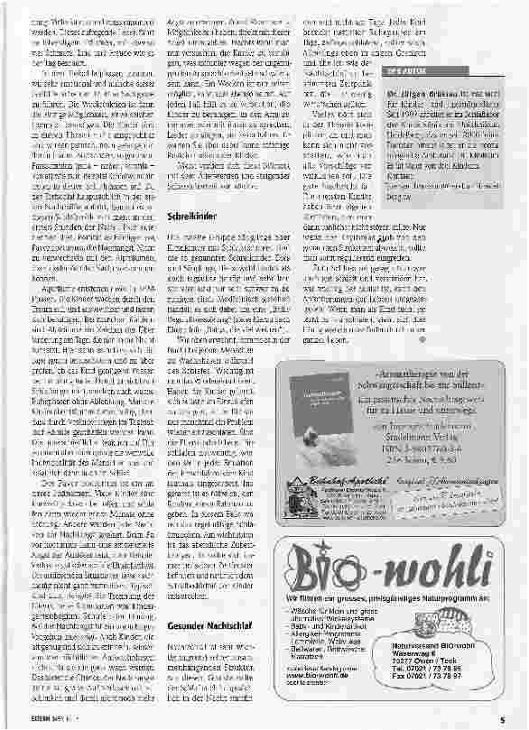Vorschauseite 4: Kinder schlafen anders
