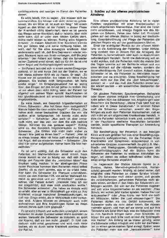 Vorschauseite 6: Psychiatrische Pflegeregeln - eine Anleitung für Krankenpflegeschüler