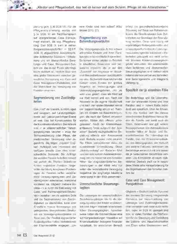 Vorschauseite 3: „Kinder und Pflegebedarf, das hat eh keiner auf dem Schirm. Pflege ist ein Altersthema. “