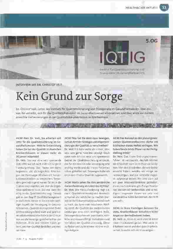 Vorschauseite 1: Kein Grund zur Sorge