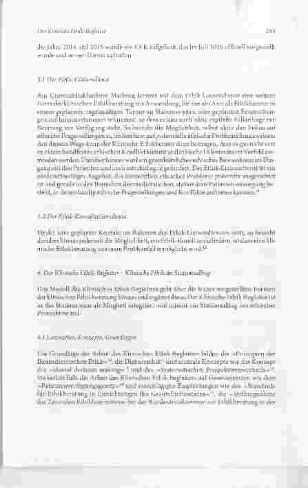 Vorschauseite 5: Der Klinische Ethik-Begleiter - Ein niederschwelliges Angebot der klinisch-ethischenPatientenversorgung