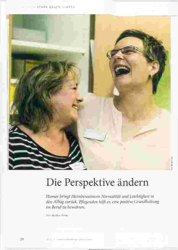 Vorschauseite 1: Die Perspektive ändern