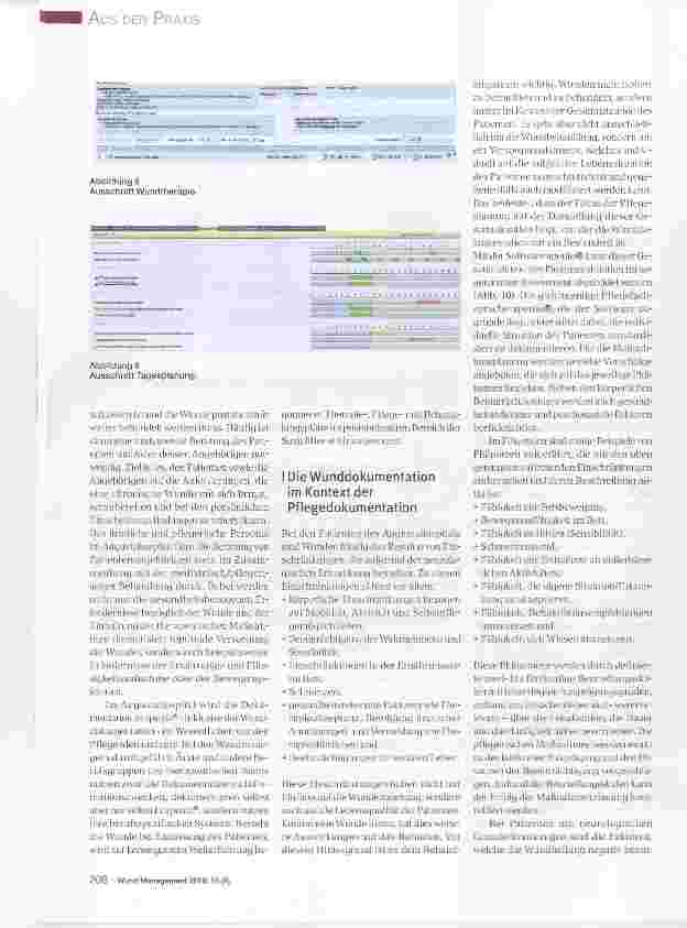 Vorschauseite 6: Praxiserfahrungen mit der Anwendung einer IT-gestützten Wunddokumentation im Kontext der Pflegedokumentation - Erfahrungsbericht aus dem Augustahospital Anholt