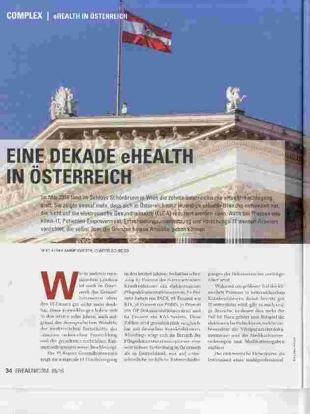 Vorschauseite 1: Eine Dekade eHealth in Österreich