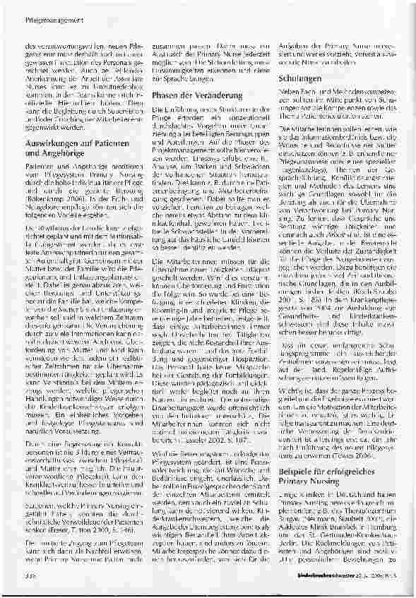 Vorschauseite 4: Primary Nursing und Rooming-in in der Neonatologie