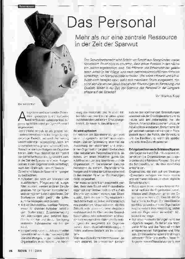 Vorschauseite 1: Das Personal
