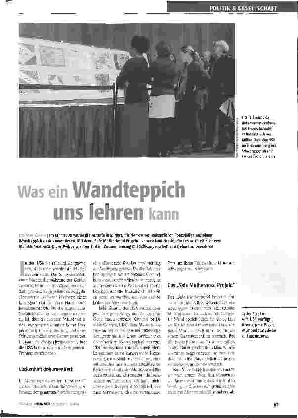 Vorschauseite 1: Was ein Wandteppich uns lehren kann