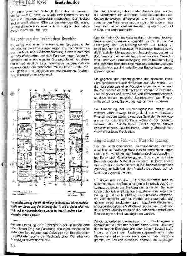 Vorschauseite 3: Entwicklungskonzepte im Krankenhausbau am Beispiel des Bundeswehrkrankenhauses Berlin