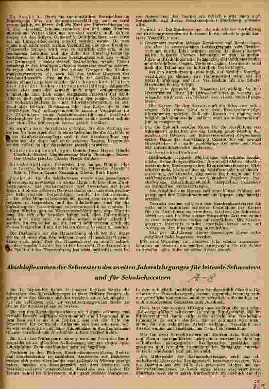 Vorschauseite 3: Ausbildungsfragen im Agnes Karll-Verband Bericht über die Tagung mit Unterrichtsschwestern